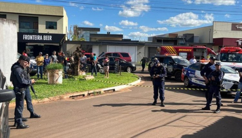 Dupla foi executada na fronteira - Foto: Ponta Porã News