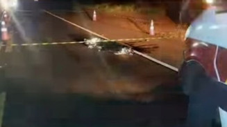 Homem morre após ser atropelado e ter corpo despedaçado na BR-060