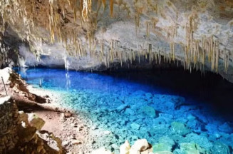 Gruta do Lago Azul em Bonito (MS). — Foto: g1 MS