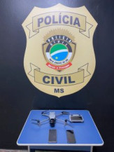 Drone usado por “olheiro” para vigiar polícia é apreendido em Mundo Novo