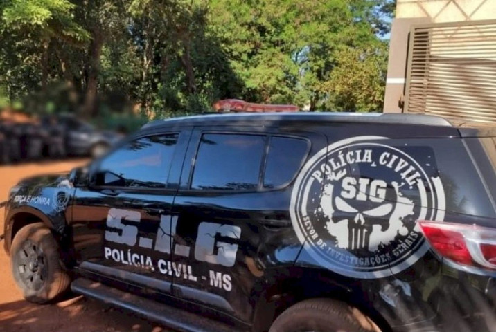 Sig efetuou a prisão em Dourados Foto- Divulgação