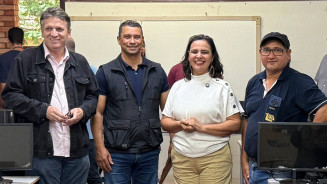 Gleice Jane visita escolas que receberam R$ 150 mil em emendas