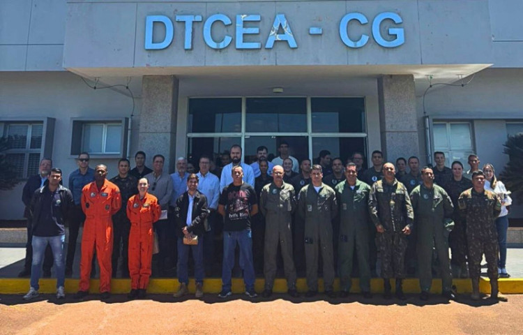 Participantes do Simpósio de Segurança da Aviação, que aconteceu em Campo Grande. Divulgação/Assecom