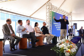 Solenidade de inauguração da PRF contou com a participação de diversas autoridades em Dourados  - Foto; A. Frota