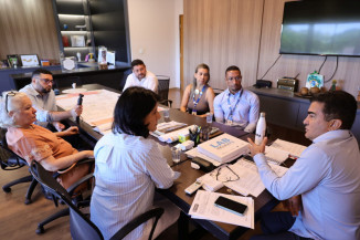 Prefeito Marçal Filho, equipe da Sems e da Fiocruz debatem nova etapa do programa que agrega à saúde de Dourados- Foto: A. Frota