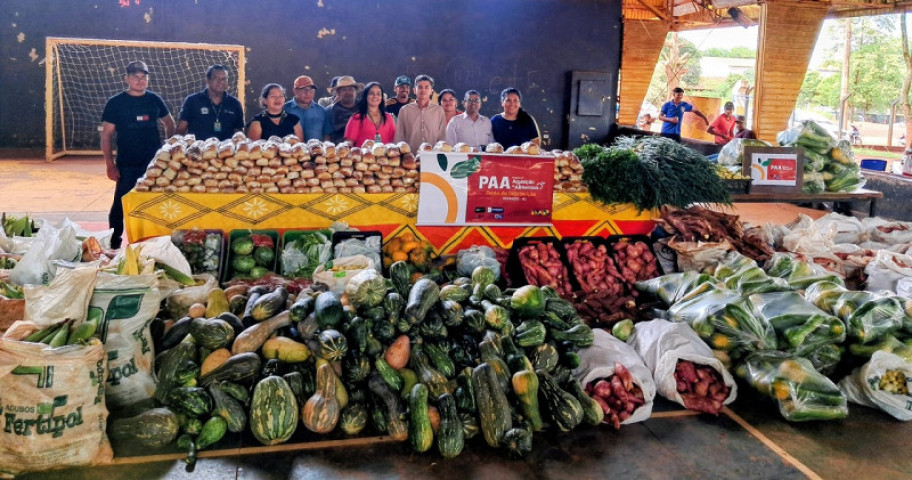 Alimentos produzidos dentro da Reserva Indígena são adquiridos e distribuídos para a própria comunidade e escolas – Fotos: Assecom
