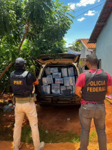 Forças policiais apreendem 1,5 tonelada de maconha e recuperam SUV roubada