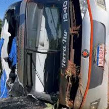 O acidente ocorreu cerca de 15 quilômetros de Sonora - Foto: Reprodução