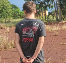 Jovem foi detido pelo SIG em Dourados - Foto:: Sidnei Bronka/Ligado na Notícia