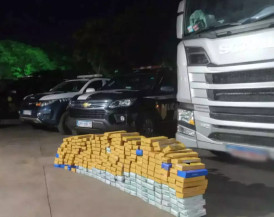 Droga apreendida durante ação em Três Lagoas. (Foto: Divulgação)