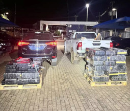 Ação conjunta apreende mais de uma tonelada de maconha e recupera veículos roubados na fronteira
