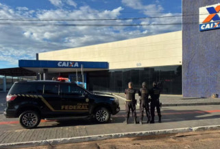 PF prende suspeito e investiga golpe em caixas eletrônicos da Caixa em Campo Grande — Foto: Polícia Federal