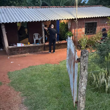 Casa do casal encontrado morto em Bela Vista (Foto: Divulgação PCMS)