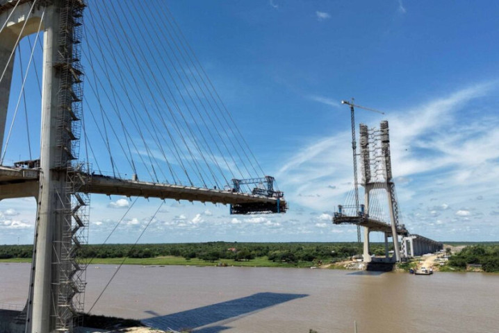 Duas metades da estrutura devem ser unidas no fim de maio - Foto: Toninho Ruiz