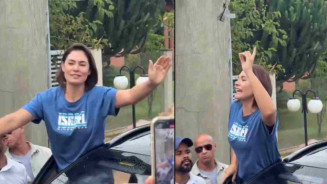 “Estamos lutando pela libertação da nossa nação”, diz Michelle Bolsonaro ao apoiar caminhada em Brasília