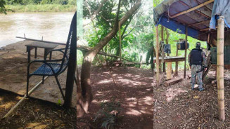 Morador é multado por montar acampamento irregular às margens do Rio Dourados