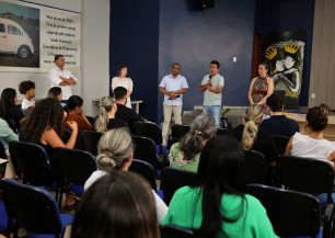 Capacitação dos professores para o início do ano letivo 2026 reuniu educadores na manhã desta quinta-feira. Foto: A. Frota