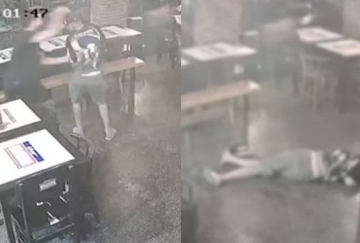 Discussão em restaurante termina em homicídio em Cassilândia — Foto: Reprodução