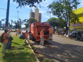 A Semsur também manterá os serviços de limpeza pública e coleta de lixo sem interrupções durante o ponto facultativo da Prefeitura de Dourados. Foto: A. Frota