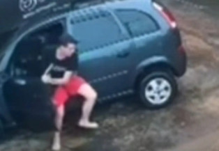 Homem bate carro carregado de maconha e foge após acidente em Ponta Porã