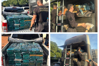 Ônibus com imigrantes ilegais transportava 750 kg de cocaína em MS, maior apreensão do ano
