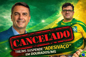 Vereador Sargento Prates publicou arte em sua rede social confirmando o cancelamento do adesivaço - Foto: Reprodução/Sargento Prates