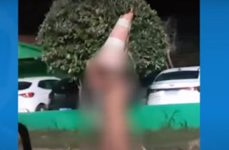 Novo caso de homem nu em via pública chama atenção em Bonito e viraliza nas redes