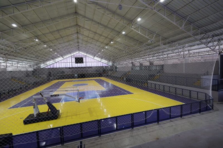 Novo Ginásio Municipal de Dourados será entregue nesta sexta-feira totalmente modernizado. Fotos: A. Frota
