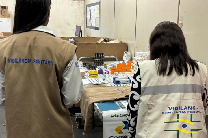 Agentes durante Operação Visa-Protege. (Foto: Divulgação/Arquivo SES)