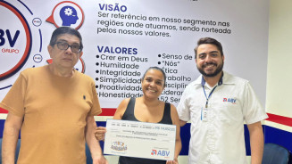 ABV Grupo entrega quase R$ 15 mil ao Ceia Dom Alberto com campanha Troco Solidário