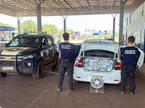 Perseguição na BR-163 termina com apreensão de 400 kg de agrotóxicos contrabandeados