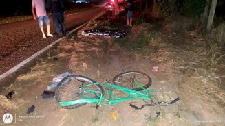 Ciclista morre após ser atropelado por carro na MS-141 em Ivinhema
