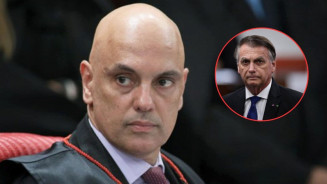 Ministro Alexandre de Moraes e Jair Bolsonaro. (Divulgação, STF)