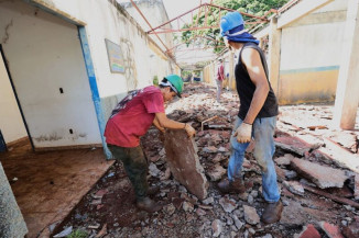 Começa reforma de Centro Social de Indápolis que estava abandonado há anos