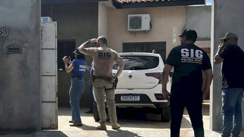 A reconstituição foi realizada nesta quinta-feira. (Reprodução, Caarapó News)