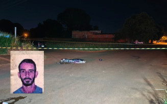 Fabiano foi encontrado caído ao solo, já sem vida, com múltiplas feridas; Foto: Leandro Holsbach/Alerta Dourados