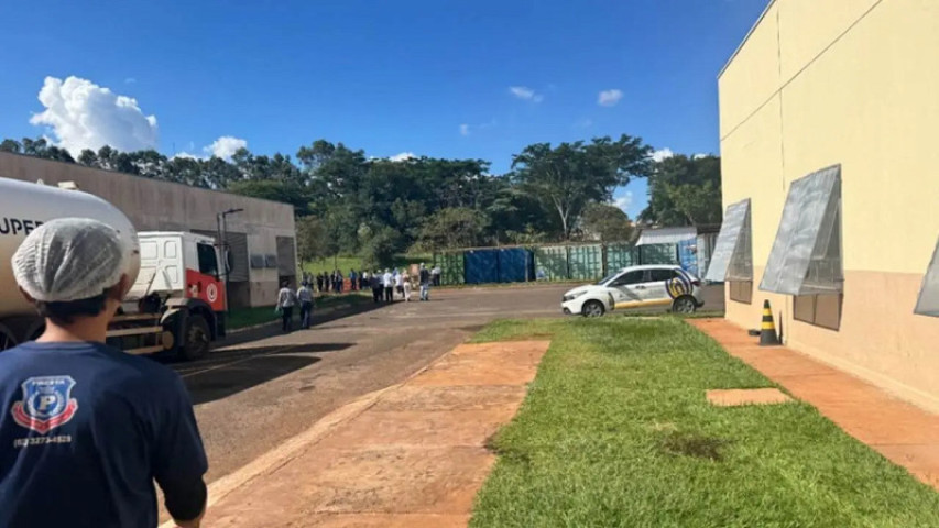 Evacuação em Dourados (Divulgação)