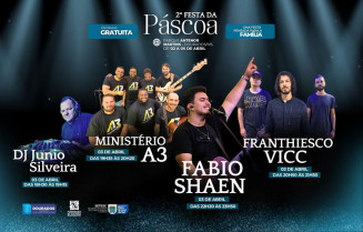 Período da noite será reservado para DJ e apresentações gospel