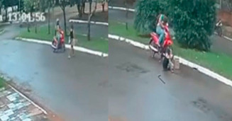 Idosa é atropelada por moto, fica em coma e motorista foge sem prestar socorro