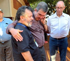 Carlos Bernardo pede apoio ao governador Eduardo  Riedel para viabilizar o Hospital Binacional de Fronteira