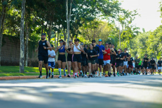 Dourados Run Club durante treino - Foto: Santos Club