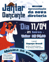 CTN Asa Branca realiza neste sábado jantar dançante para apresentar nova diretoria