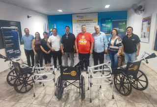 Parceria solidária: 7 de Setembro doa equipamentos ao Banco de Cadeiras de Rodas do Rotary Guaicurus