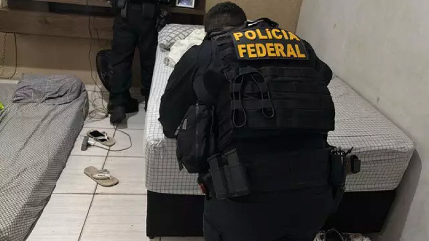 Buscas sendo feitas em Corumbá (Foto: Divulgação | PF)