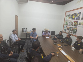 Sindicato Rural de Dourados discute segurança na Expoagro 2026 com autoridades