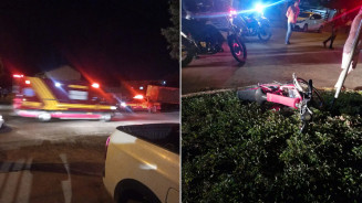 Adolescente fica ferido após colisão entre caminhonete e bicicleta elétrica em Bonito