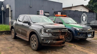 Homem tenta fugir para o Paraguai com caminhonete furtada e acaba preso em Amambai