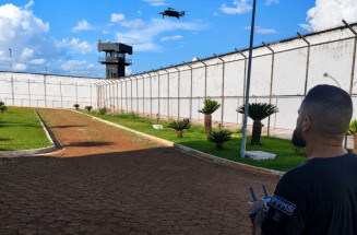 PED de Dourados usa drones para combater entrada de celulares e drogas