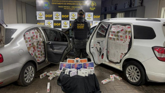 DOF apreende quase 4,5 mil pacotes de cigarros contrabandeados em Dourados