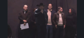 Discurso de Rodolfo termina em confusão e “peteleco” em chapéu durante festa em Mundo Novo